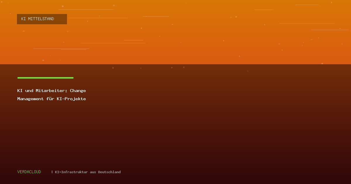 KI und Mitarbeiter: Change Management für KI-Projekte