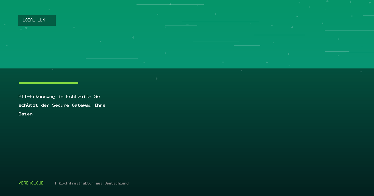 PII-Erkennung in Echtzeit: So schützt der Secure Gateway Ihre Daten